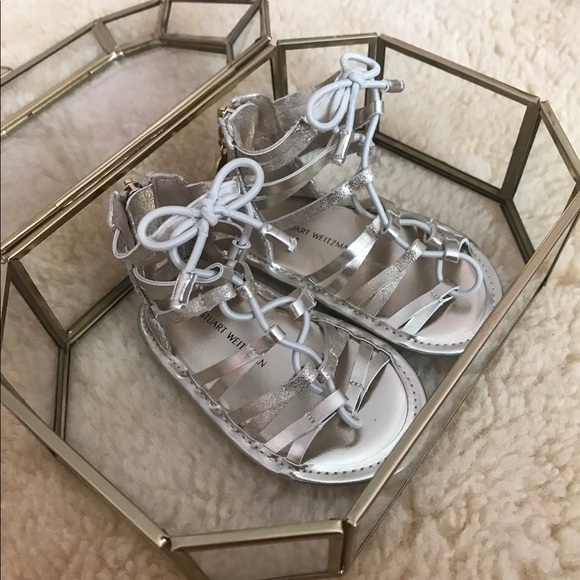 Stuart Weitzman Hold Gladiator Sandals - ADORABLE! - Picture 2 of 6